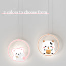 suspension mignonne vache ours rose pour chambre enfant