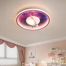 plafonnier led moderne pour chambre d'enfant astronaute décoratif
