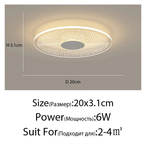 Modern minimalist flower-shaped ceiling light - vue 17 sur 21