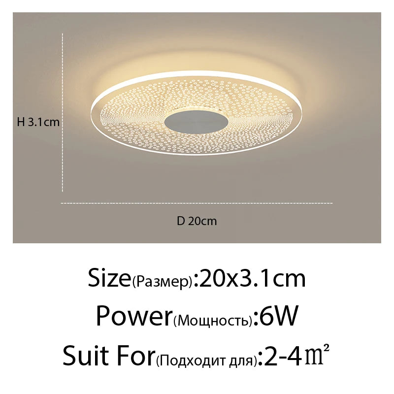 Modern minimalist flower-shaped ceiling light - vue 17 sur 21