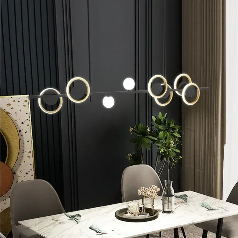 Minimalist chandelier for elegant and simple interior decoration - vue 3 sur 8