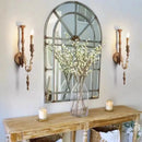 applique vintage en vieux bois style loft rétro américain
