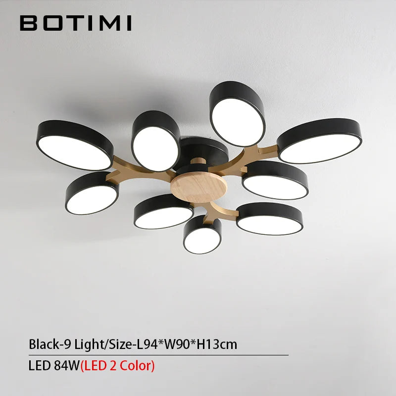 plafonnier LED gris en forme d'arbre - vue 23 sur 32