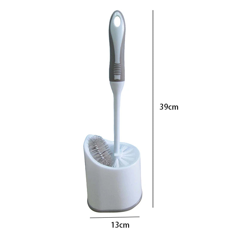 Toilet Brush Set with Under Rim Brush and Storage Caddy for Bathroom Cleaning, 2 Pack - vue 4 sur 6