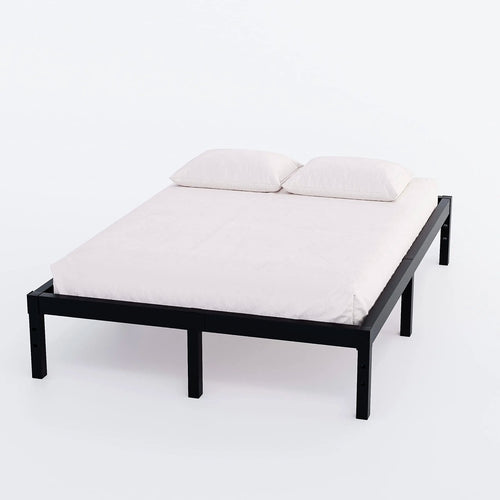 Metal Bed Frame – Heavy Duty Mattress Foundation with Anti-slip Steel Slat Support, Durable Platform Base with Underbed Storage - vue 2 sur 12