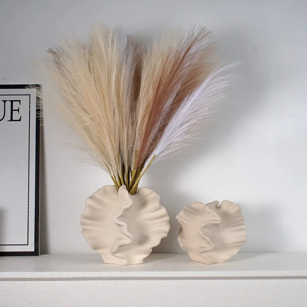 vase en céramique design nordique pour décoration florale moderne - vue 4 sur 10