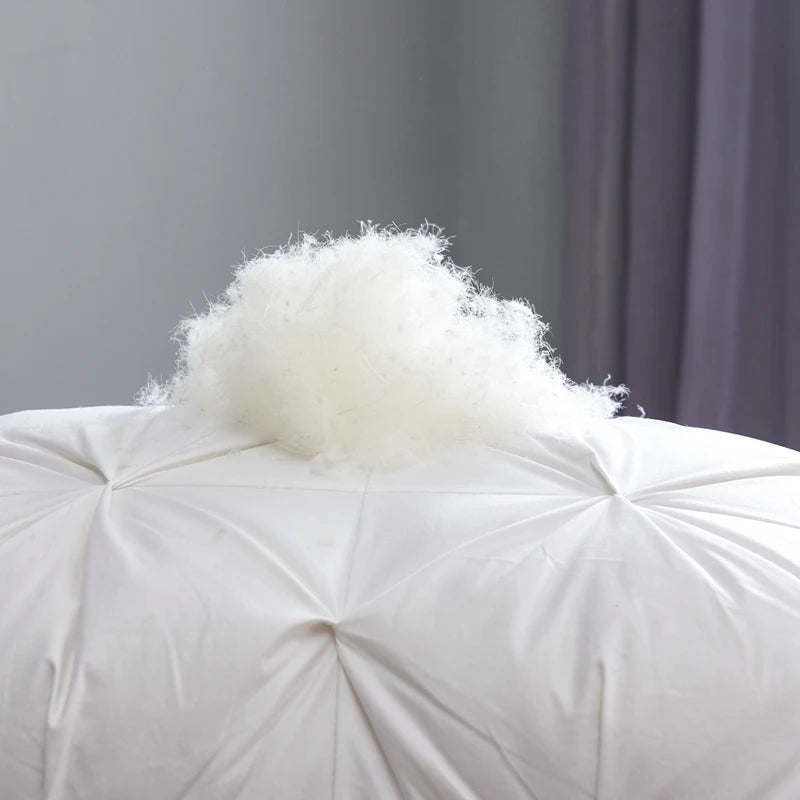 3D Bread White Goose Down Filler Comforter King Queen Size Duvet Insert, 100% Cotton Cover, All Seasons Quilt Thicken Blanket - vue 5 sur 11