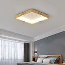 Ultra-slim wooden LED lamp in minimalist Nordic style