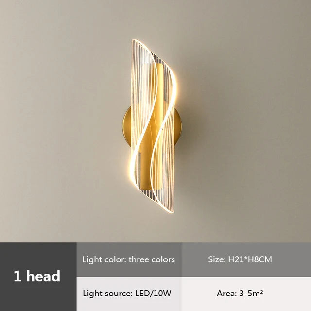 luxe acrylique applique murale led appliques murales