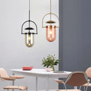 suspension en verre design minimaliste pour espace moderne