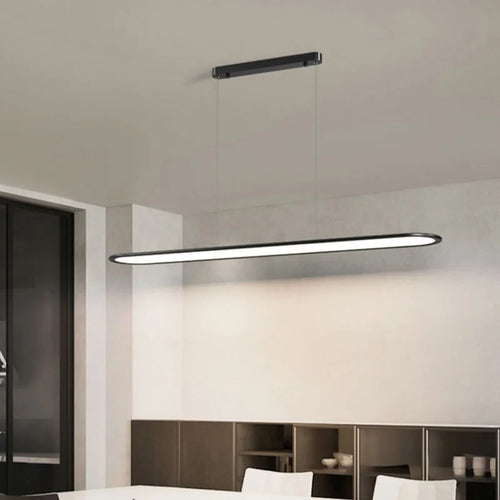 Modern minimalist LED chandelier for Nordic decor - vue 2 sur 12