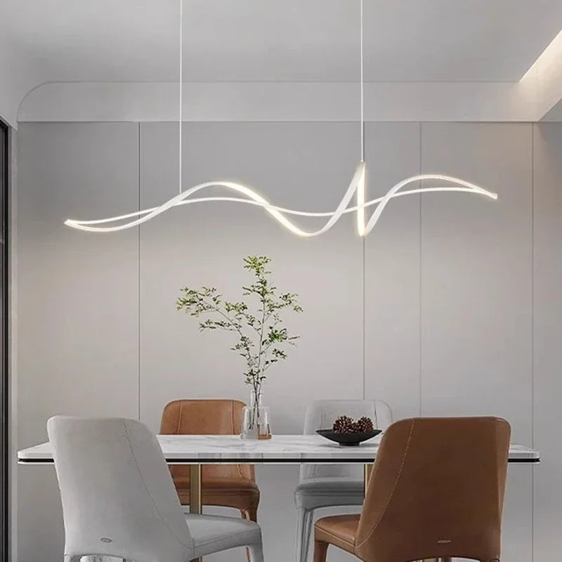 2024 Modern Home Decoration Circular LED Lights, Living Room Chandeliers, Dining Room Chandelier, Indoor Lighting - vue 4 sur 12