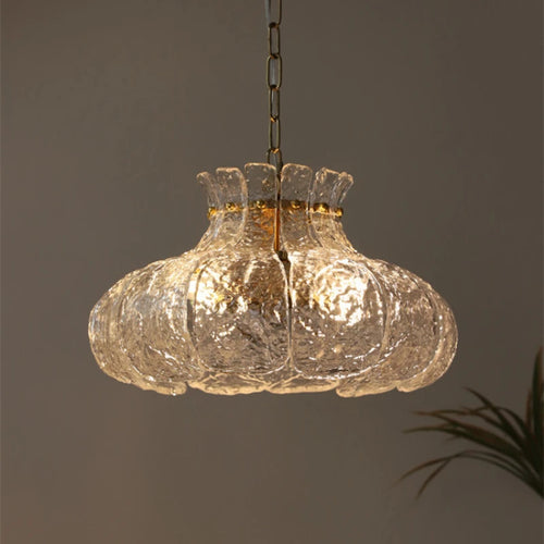 lustre rétro nordique tout cuivre verre design vintage luxe