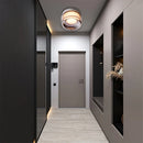 Minimalist glass nordic style LED ceiling light for interiors