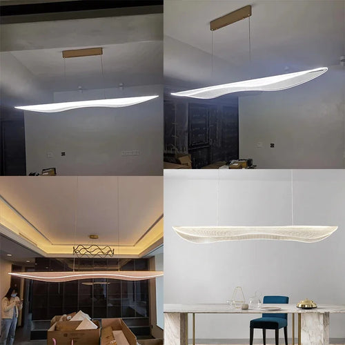lustre moderne en acrylique pour éclairage décoratif intérieur