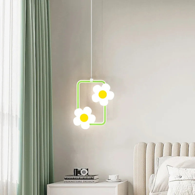 lustre fleur suspension pour fille chambre de bébé