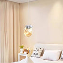 lustre led pour enfants avec ours blanc et lapin