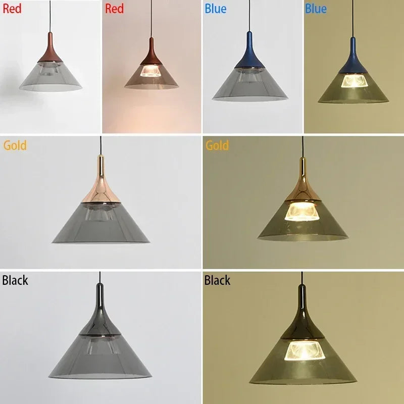 SANDYHA Suspension moderne LED Mesita De Noche dortoir chambre salon salle à manger étude Suspension Luminaire lustres - vue 5 sur 10