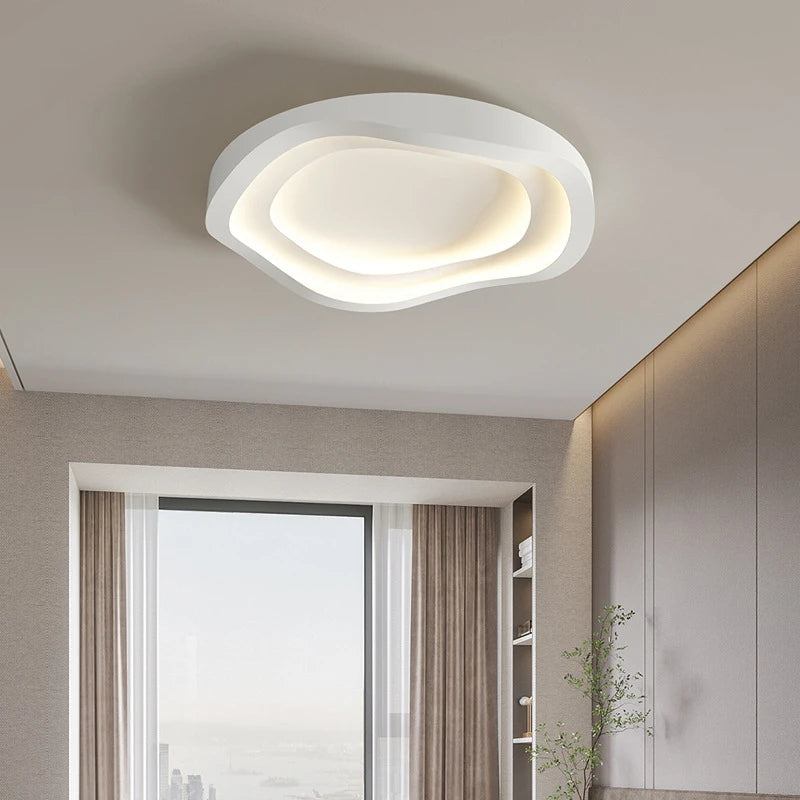 plafonnier led rond élégant lampe intelligente pour décoration intérieure - vue 7 sur 9