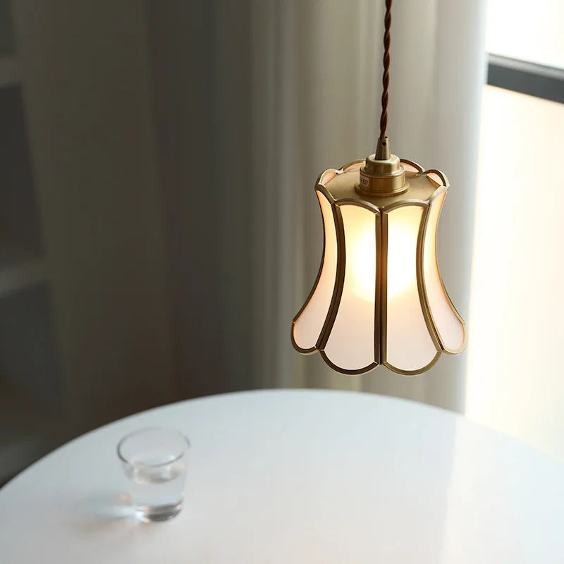 iwhd 2022 	 nordique verre led suspension luminaires cuivre moderne éclairage