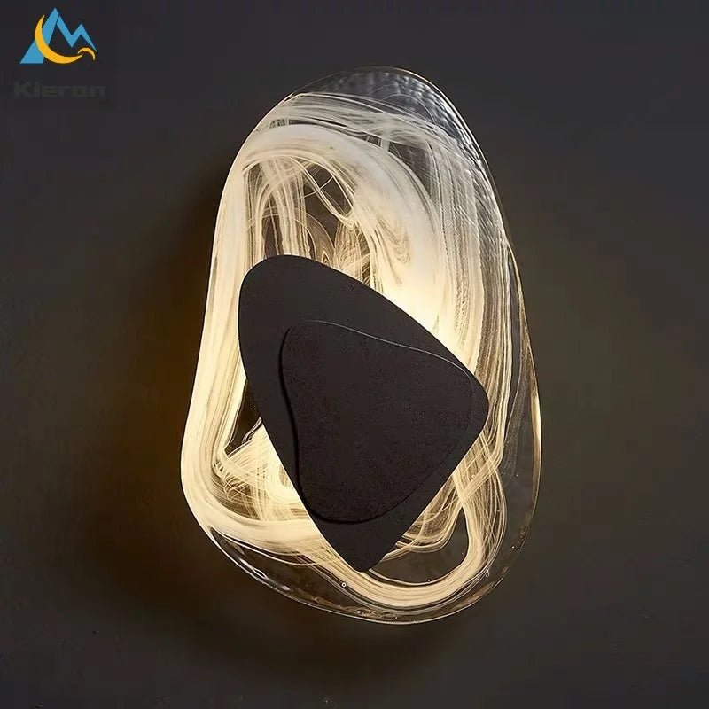 Applique murale LED en cristal simples et modernes - vue 5 sur 9