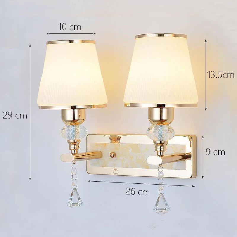 applique murale en cristal minimaliste moderne pour intérieur luxe - vue 12 sur 12