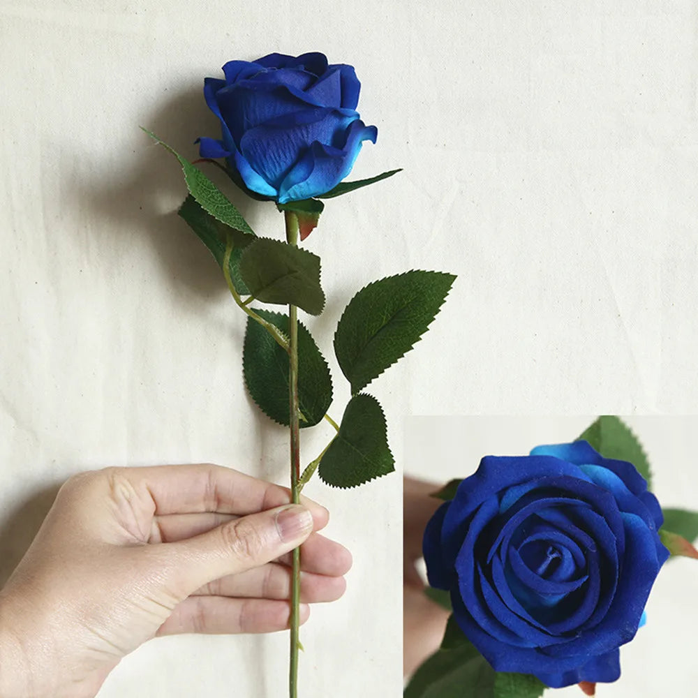 fleur artificielle en flanelle pour décoration intérieure et mariage - vue 12 sur 15