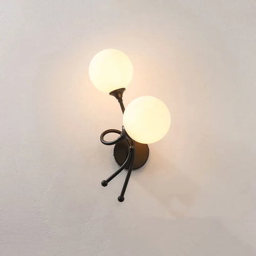 applique murale led avec boule de verre pour intérieur
