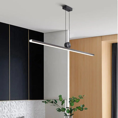 Minimalist LED pendant chandelier for modern home decor - vue 2 sur 14