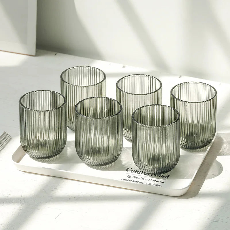 Tasses en verre créatives style moderne boissons maison - vue 5 sur 7