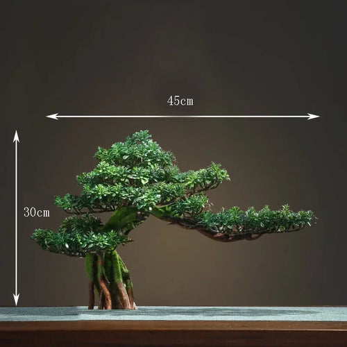 décoration intérieure faux arbre bonsaï style chinois pour intérieur et extérieur - vue 18 sur 22