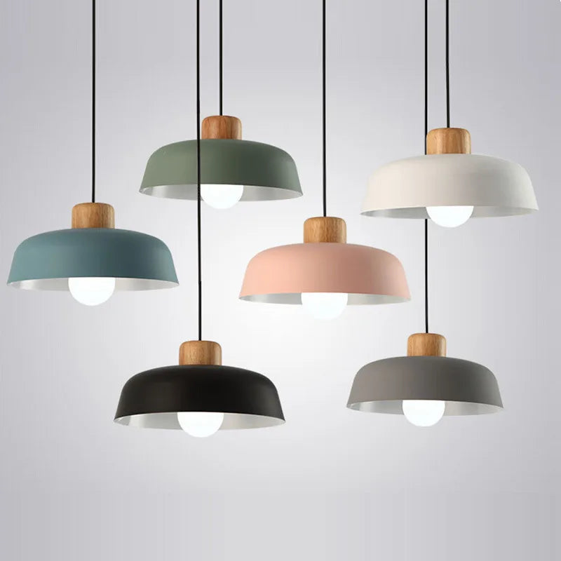 Suspension nordiques en bois et aluminium