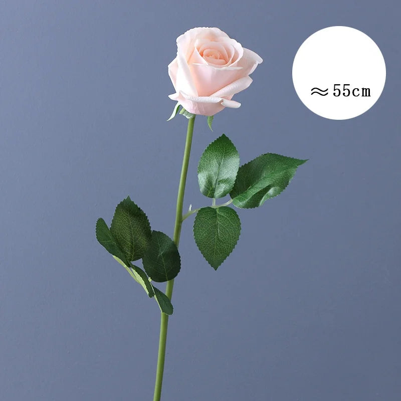 fleur de rose artificielle en latex pour mariage décoration et événements - vue 13 sur 14