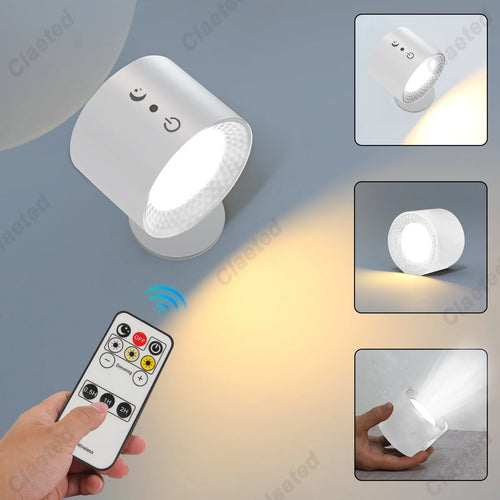 Tactile et télécommande intérieure sans fil Applique murale rechargeable alimenté par batterie LED appliques murales sans fil avec chargement USB - vue 10 sur 10