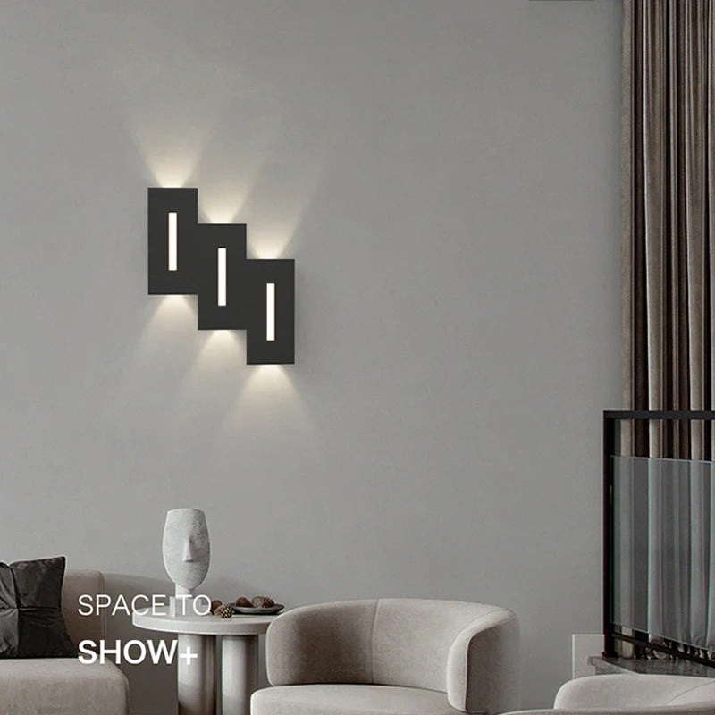 applique murale led double tête style nordique pour hôtel - vue 4 sur 12