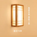 applique murale led en bambou naturel pour hôtel créative