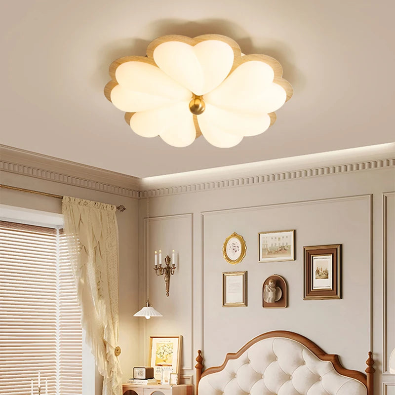 lampe à fleurs pour chambre d'enfant style princesse et étude - vue 5 sur 8