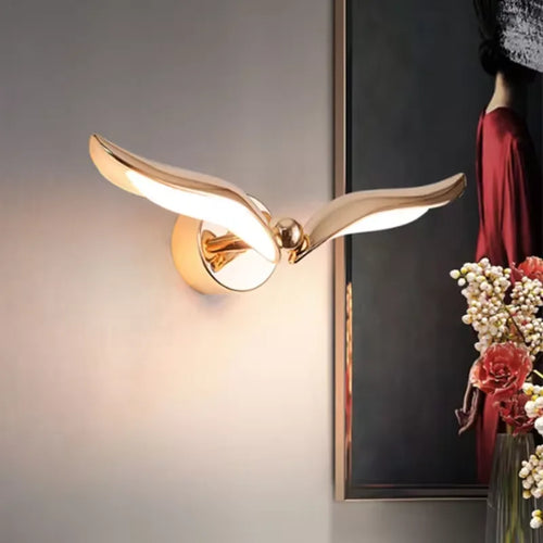 applique murale créative en forme de mouette pour décoration nordique - vue 4 sur 8