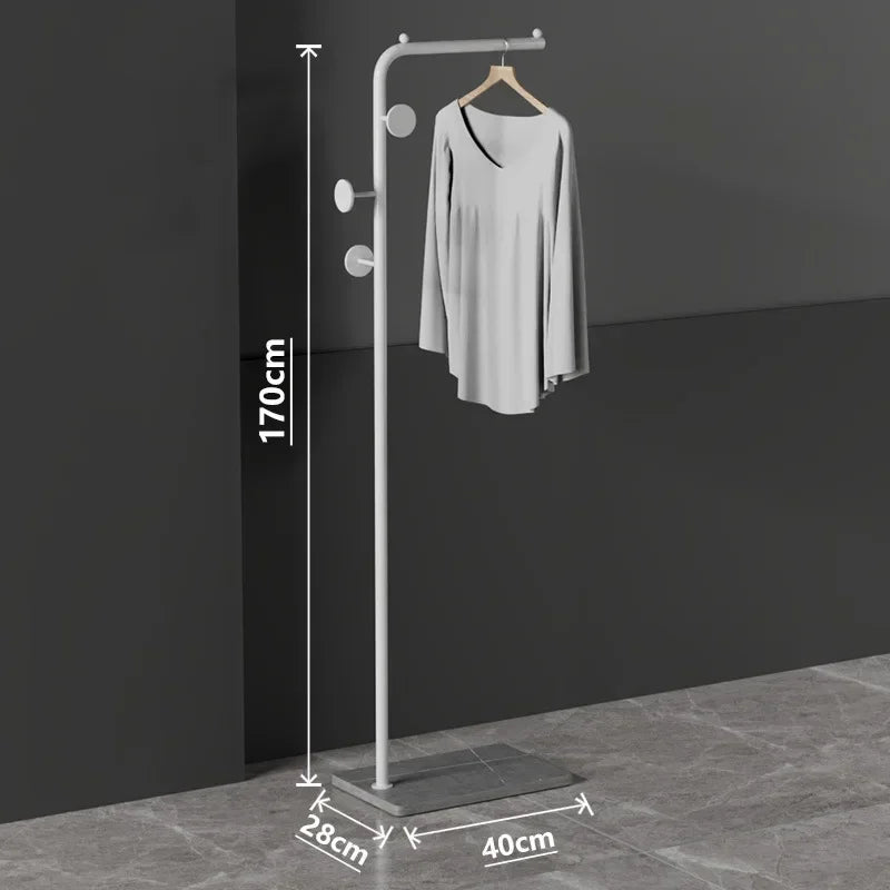 porte-vêtements nordique léger et moderne pour rangement élégant