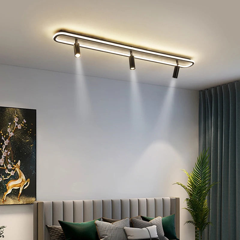 Plafonnier Acrylique LED à spots - vue 4 sur 24