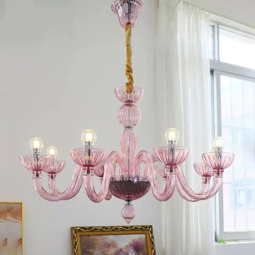 lustre led en cristal pour décoration intérieure élégante - vue 3 sur 15