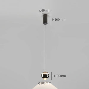 suspension moderne en forme de boule pour intérieur créatif