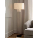 Modern minimalist LED fabric floor lamp with Chinese Nordic style