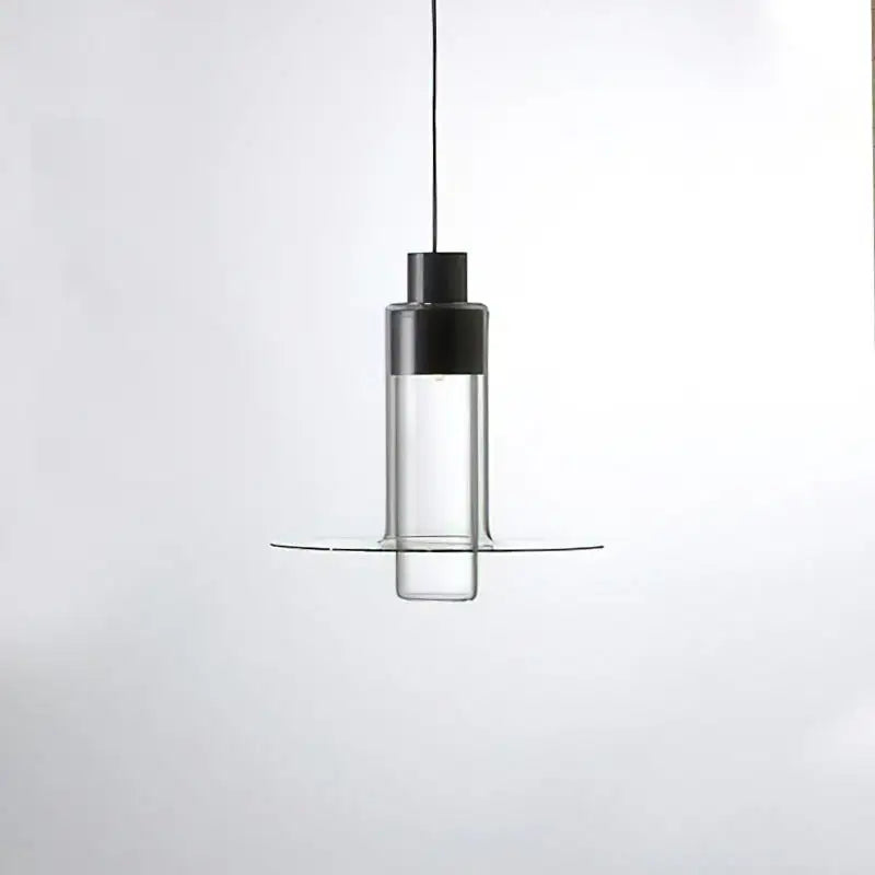 lustre moderne en verre pour cuisine et salon - vue 6 sur 7