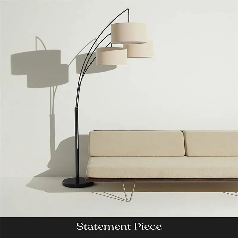 Lampadaire minimaliste américain rotatif Led - vue 3 sur 8