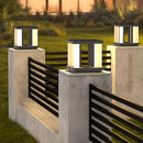 lampe de jardin solaire carrée pour extérieur décoratif
