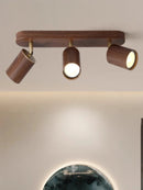spot led en saillie avec ampoule remplaçable et têtes réglables