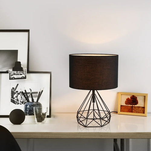 lampe à poser géométrique rétro nordique pour décoration créative