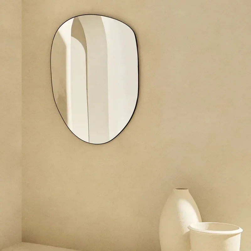 miroir nordique créatif style simple à suspendre décoratif - vue 4 sur 6
