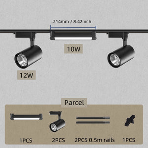 Led track spotlight for shop lighting